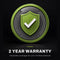 2 Year Warranty